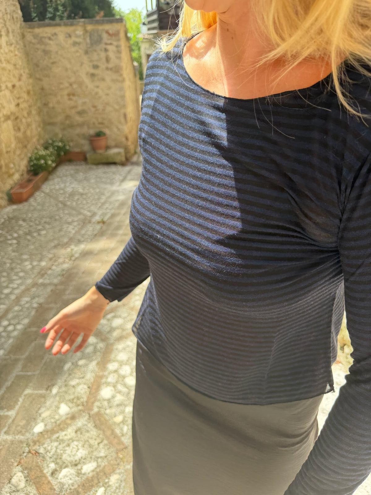 Ingrid Baselayer Midnight Stripe
